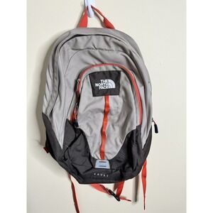 The North Face Vault Brown and Orang Vault Outdoor Hiking  Backpack